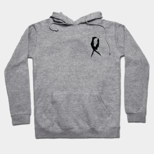 Black Awareness Ribbon Hoodie